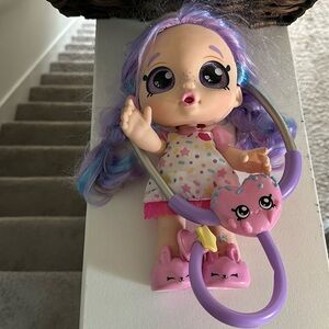 Doll with stethoscope
